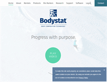 Tablet Screenshot of bodystat.com